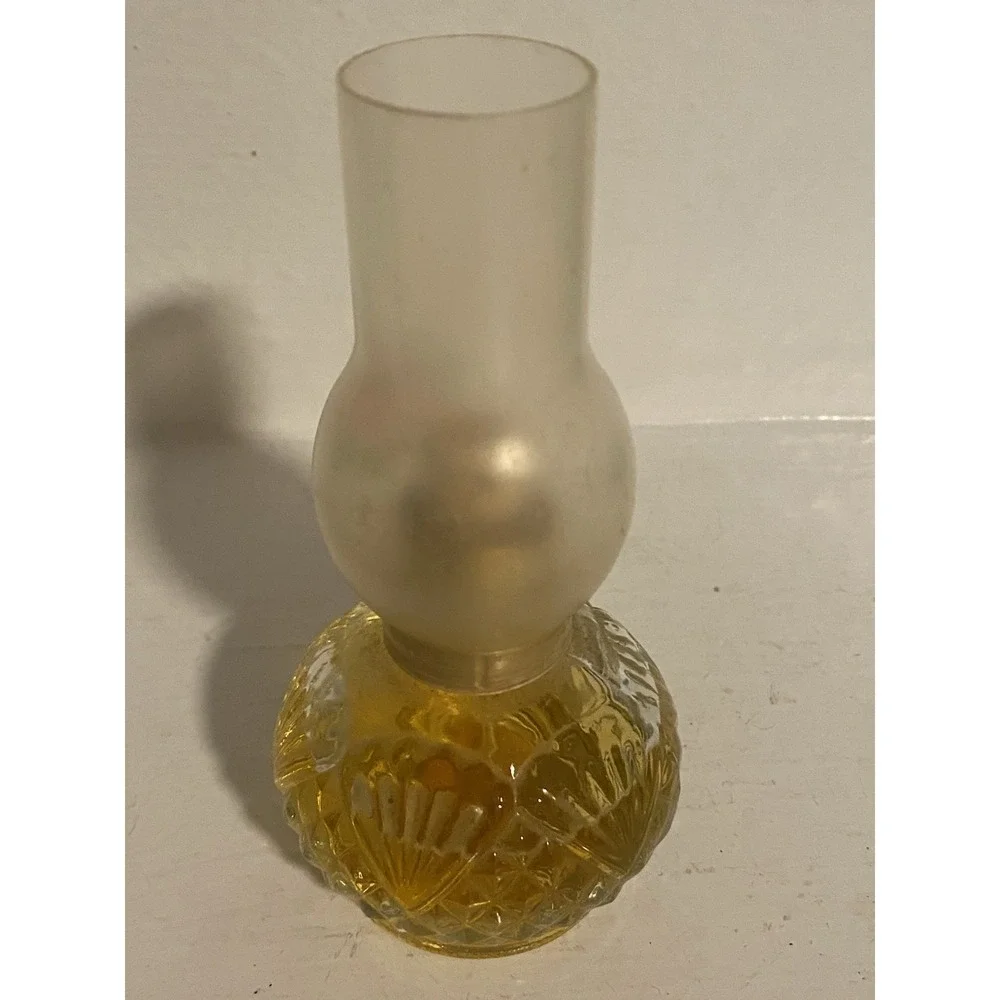 Vintage Avon ~ Oil Lamp Bottle Patchwork Cologne Spray